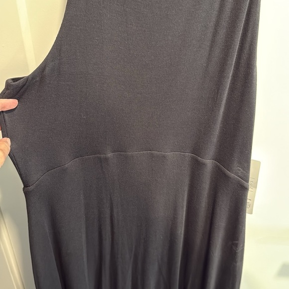 Athleta SANTORINI THERA RIB DRESS Black New Medium - Picture 7 of 11